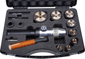 Cassetta per elettricisti completa di pompa idraulica e frese per INOX tristar plus